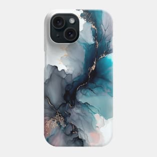 Elegant Blow - Abstract Alcohol Ink Art Phone Case