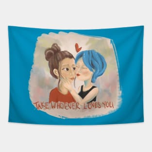 Blue is the warmest color Tapestry