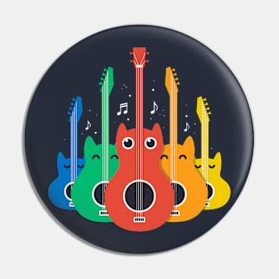 Kitty Jam Session Pin