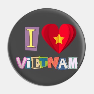 I love Vietnam Pin