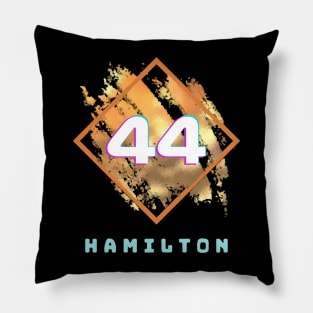 Hamilton Effect: Britannia Rules the Race!_Retro Art - F1 2023 Pillow