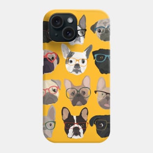 Pugs in Glasses Phone Case