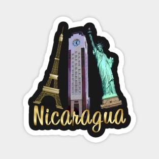 Nicaragua T-Shirt France Statue of Liberty Diriamba el Reloj Magnet