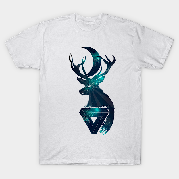 Cosmos deer - Horns - T-Shirt