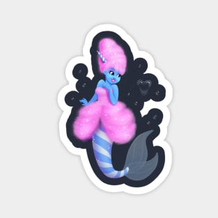 Cotton Candy Mermaid Magnet