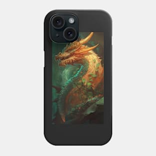Gold Forest Dragon Phone Case