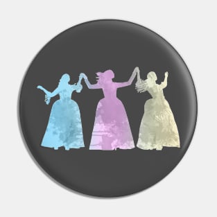 Sisters Inspired Silhouette Pin