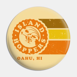 Island Hoppers Stripes Distressed Pin