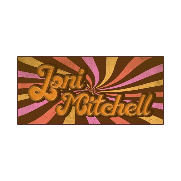 Groovy and Retro Joni Mitchell by Itulah Cinta