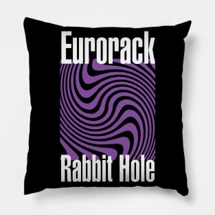 Modular Synth Eurorack Rabbit Hole Pillow