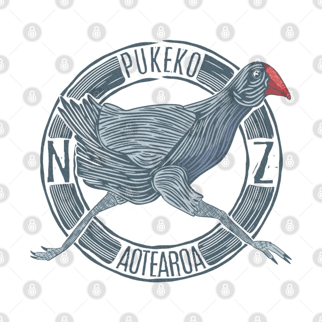 Pukeko NZ BIRD by mailboxdisco