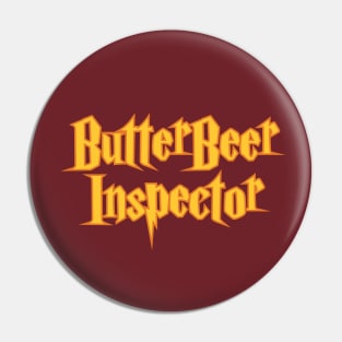 Gold ButterBeer Inspector Pin