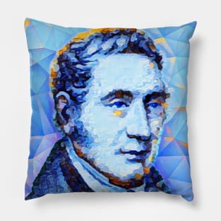 George Stephenson Portrait | George Stephenson Artwork | George Stephenson Painting 14 Pillow