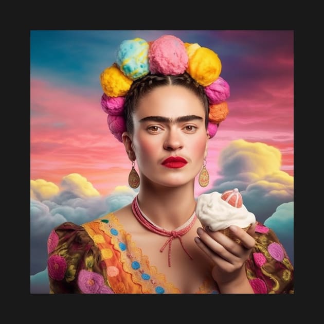 Frida Kahlo - "Frida's Sweet Fiesta" by pashii