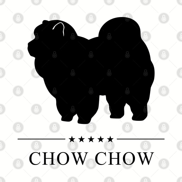 Chow Chow Black Silhouette by millersye