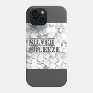 Silver Squeeze Coins Phone Case