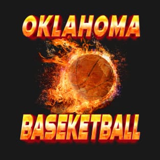 Graphic Sports Teams Name Oklahoma Personalized Basketball Vintage Styles T-Shirt