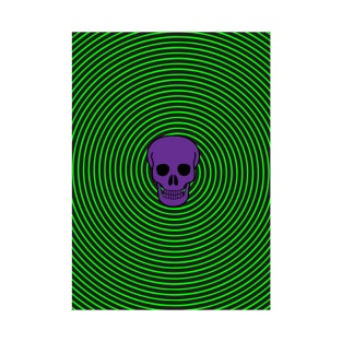 Hypnotic Skull Spiral T-Shirt