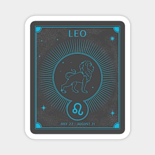 Leo Lion Zodiac Magnet