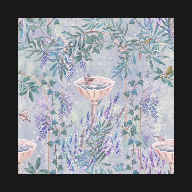 French Countryside Lavender fresco pattern by LeanneTalbot