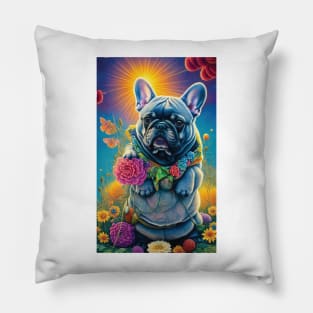 Frenchie Aura Pillow