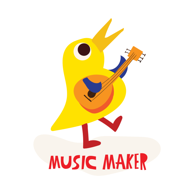 Music Maker Bird by Loo McNulty Design