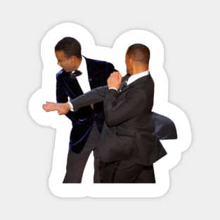 Will Smith Slapping Chris Rock Magnet