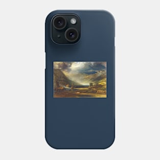 A Storm Passing Off on the Coast of Merionethshire (1818) Phone Case