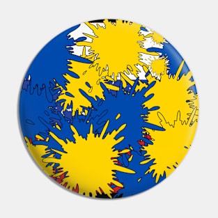 Blue and Yellow Paint, Синя і жовта фарби Pin