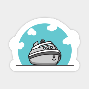 cute ship Magnet