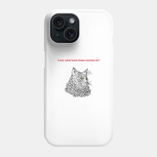 Shakespearean Cats (No.1) Phone Case