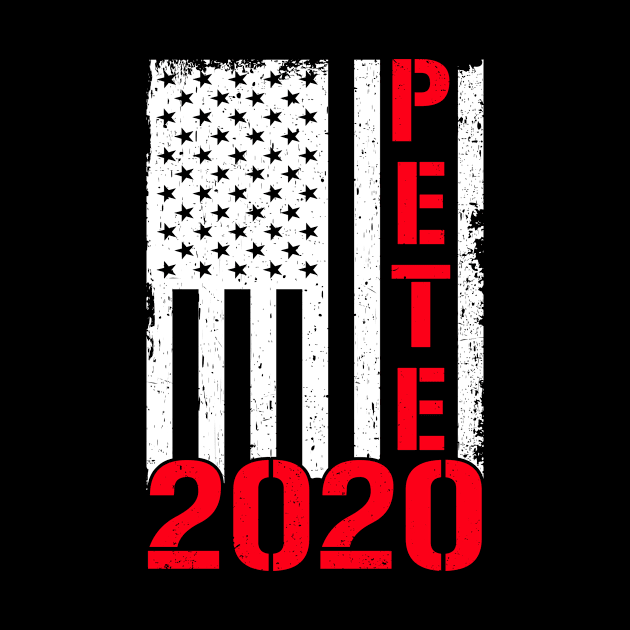 PETE President 2020 American Flag by Love Newyork