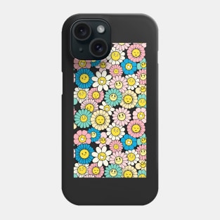 Smiley daisies Pattern Phone Case