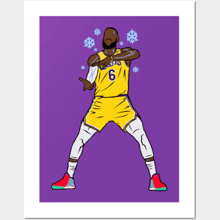 Lebron James Jersey History Poster for Sale by WalkDesigns