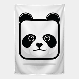 Cube Panda Tapestry