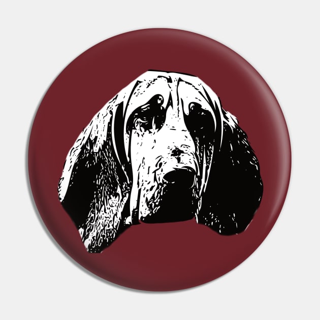 Bloodhound Face Pin by DoggyStyles
