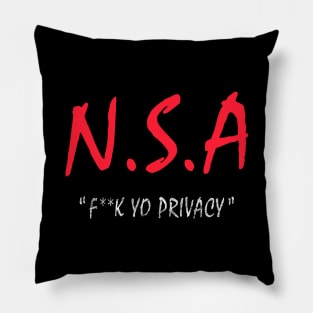 N.S.A Pillow