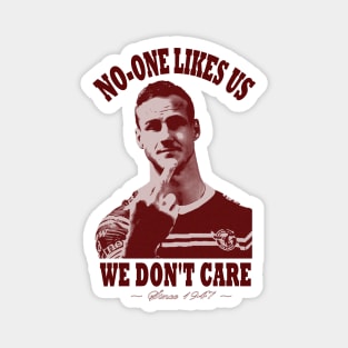 Manly - DCE - NO-ONE LIKES US WE DON'T CARE Magnet