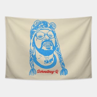 Schoolboy Q Retro Overprint Tapestry