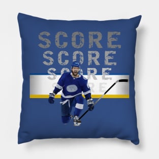 Hockey SCORE! art design Pillow