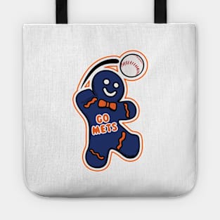 New York Mets Gingerbread Man Tote