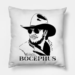 fan art bocephus vintage hank Pillow