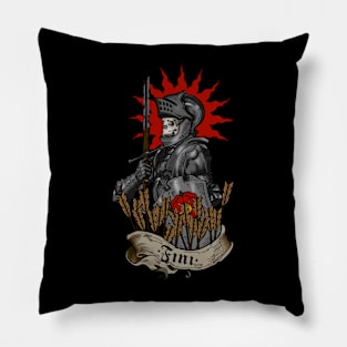 Skeleton Knight Pillow