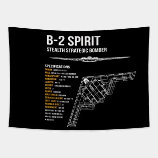 Northrop Grumman B-2 Spirit USAF Bomber Tapestry