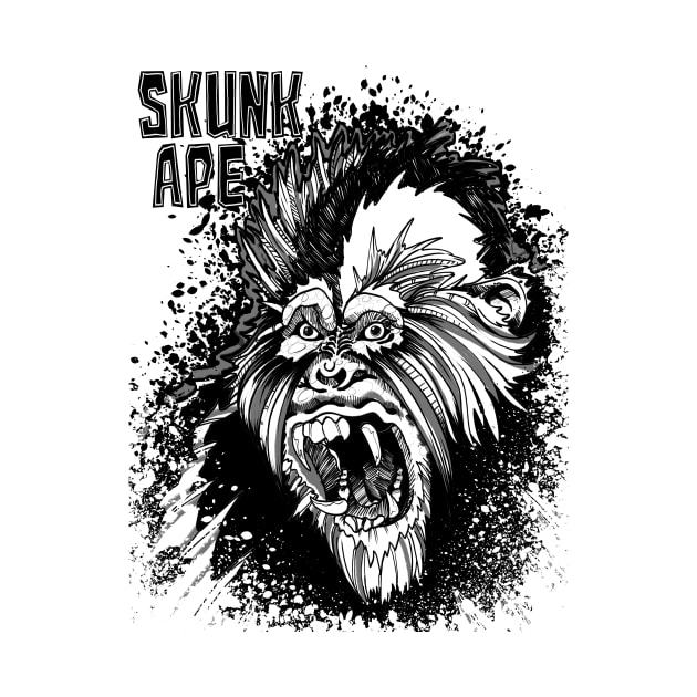 Legend of the Skunk Ape by paintchips