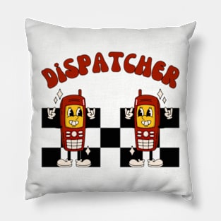 Retro Dispatcher, Cute Dispatch Specialist Pillow