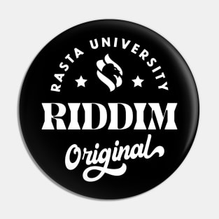 Rasta University Riddim Original Reggae Pin