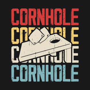 Cornhole Player - Baggo Bean Bag Toss Game - Cornhole Team Vintage T-Shirt
