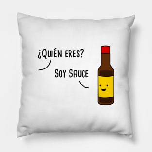 Soy Sauce - Spanish Puns Collection Pillow