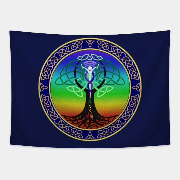 Celtic Tree of Life Tapestry by MandalaSoul